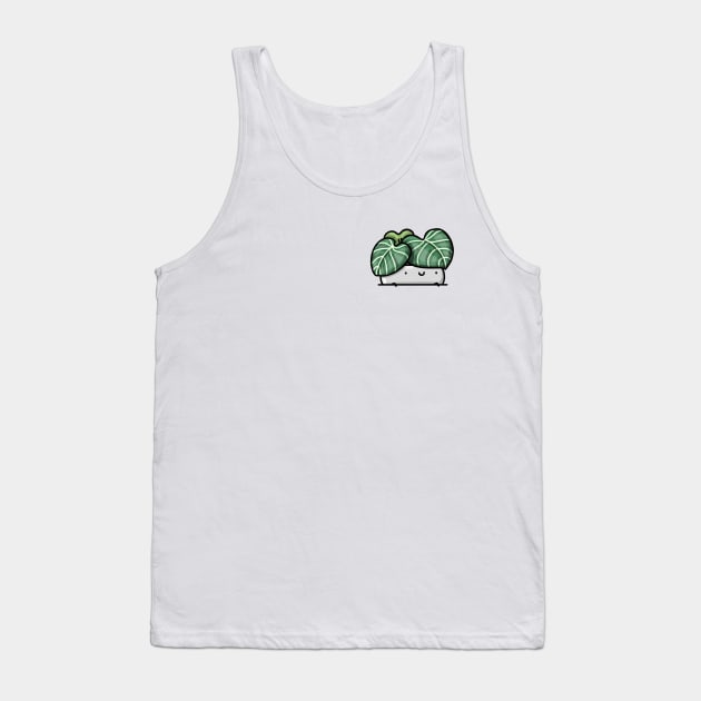 Pocket Plant (Philodendron gloriosum) Tank Top by Home by Faith